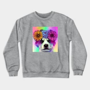 Hippie Dog Crewneck Sweatshirt